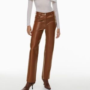Aritzia Women's Brown and Tan Trousers